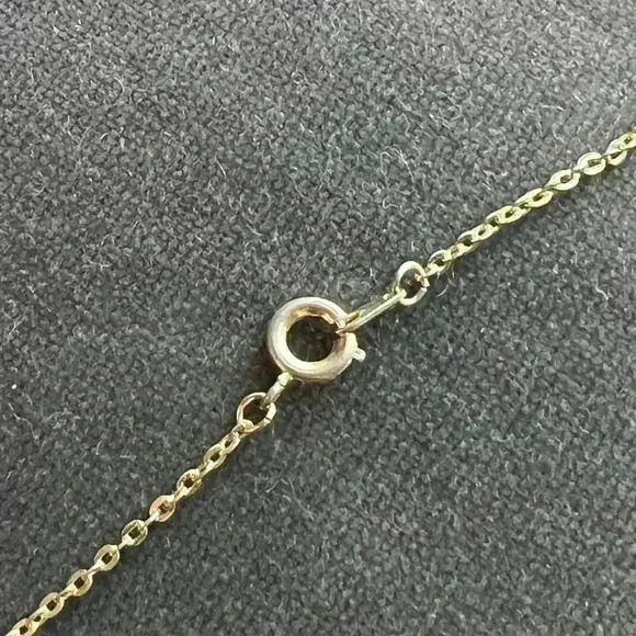 Costume Jewelry Pearl Necklace Gold drop dangle bridal luster boho luxury 16“ - Picture 7 of 9